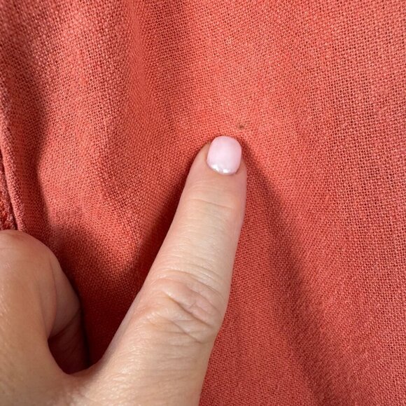 Weatherproof Vintage Salmon Men's 34 Linen Blend Shorts Beach Vacation Summer - Picture 4 of 10